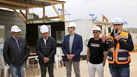 טקס הנחת אבן הפינה, צילום: סתיו קדוש